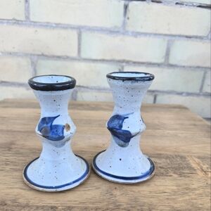Hand Crafted Pottery Candle Sticks